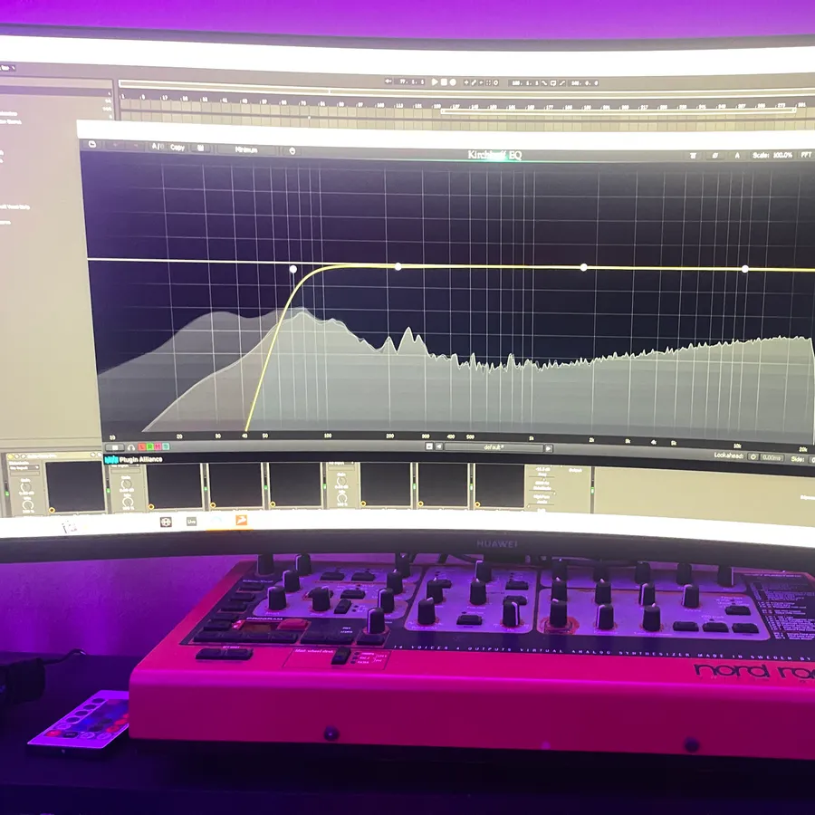 Synthétiseur du studio
