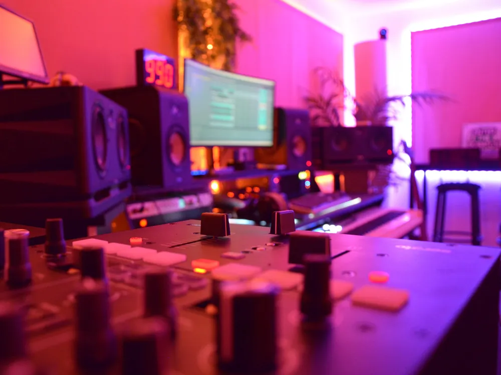 Studio équipé pour le live